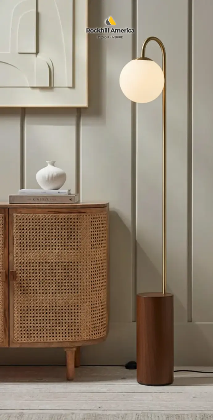 Pearl floor lamp | Rockhill America Wholesale Home Decor & Accessories